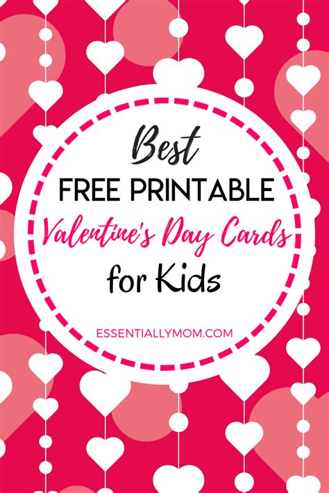 Free Printable Valentine Cards For Kids